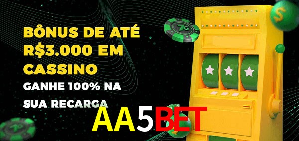 AA5bet melhor bônus de depósito